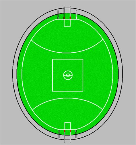 blank afl football field template